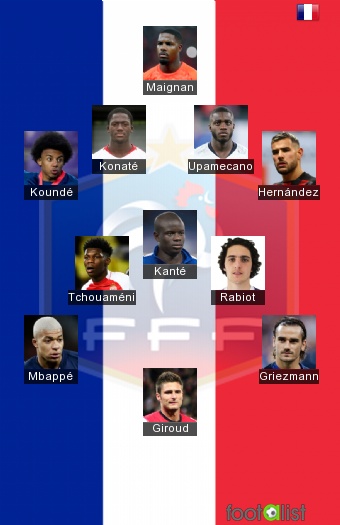 France national footall team best XL