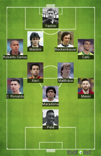 El 11 ideal de la historia