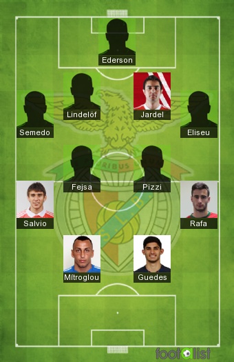 Benfica Lisbonne 2016-2017 Once tipo